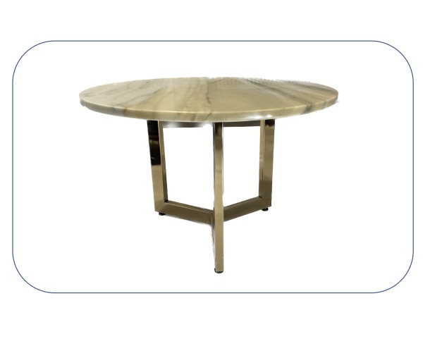 Luxery_Gold_Marmer_Bijzettafel_Goud_Gepolijst_Rond_Onderstel-Driepoot_60x60