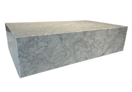 Luxery_Arabescato_Marmer_Bloktafel_Wit_Gepolijst_Langwerpig_120x72 