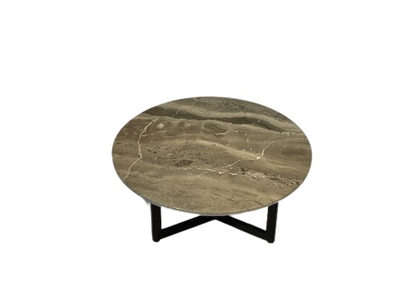 Luxery_Brown-Woods_Marmer_Salontafel_Bruin_Gepolijst_Rond_Onderstel-Driepoot_80x80