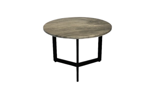 Luxery_Brown-Woods_Marmer_Bijzettafel_Bruin_Gepolijst_Rond_Onderstel-Driepoot_60x60