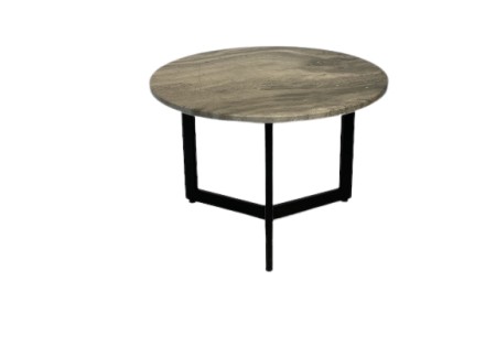 Luxery_Brown-Woods_Marmer_Bijzettafel_Bruin_Gepolijst_Rond_Onderstel-Driepoot_60x60